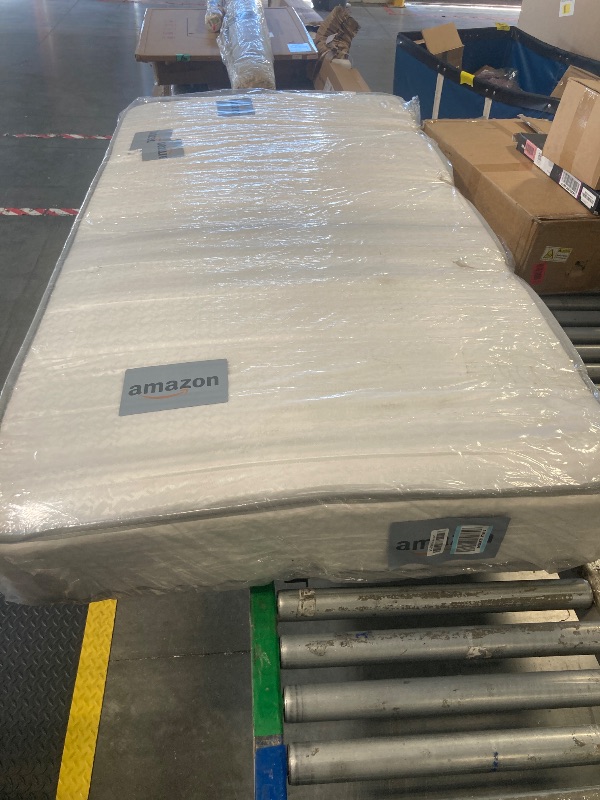 Photo 1 of ****MINOR DIRT STAINS***Novilla 8 Inch Twin Mattress, Hybrid Twin Size Mattresses in a Box with Smarts™ Coil Pocket Spring for Pressure Relief, Medium Firm Colchones with Comfort Foam, CertiPUR-US Certified