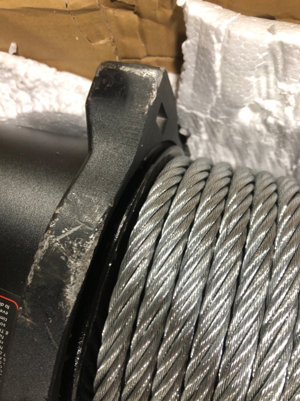 Photo 1 of *****POSSIBLY MISSING PARTS, MINOR SCRATCHES***VEVOR Electric Winch, 18,000 lb Truck Trailer Jeep Winch, 12V DC 7/16 in x 85 ft Steel Cable Roller Fairlead Wireless & Wired Remote Control, IP55 Waterproof Towing for Off Road SUV Jeep Truck Trailer