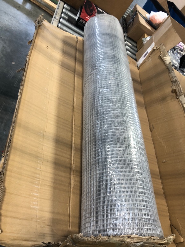 Photo 1 of ****FACTORY SEALED***AMAGABELI GARDEN & HOME Hardware Cloth 1/2 Inch 48inch x 100ft 19 Gauge Chicken Wire Fence Weld Wire Fence Mesh Roll Garden Fencing Border Plant Support Poultry Netting Snake Fence Gopher Wire