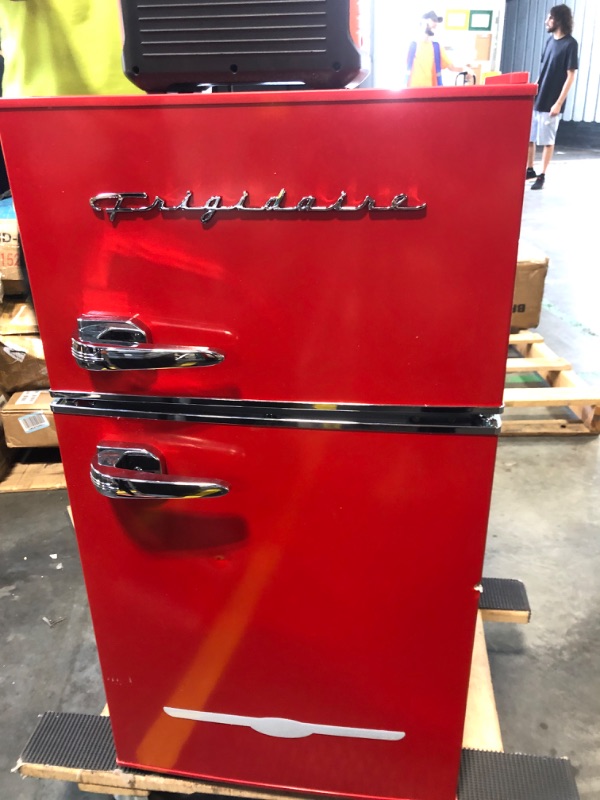 Photo 1 of ***SMALL DENTS, MINOR SCRATCHES*** Frigidaire Retro Compact Fridge Freezer Combo