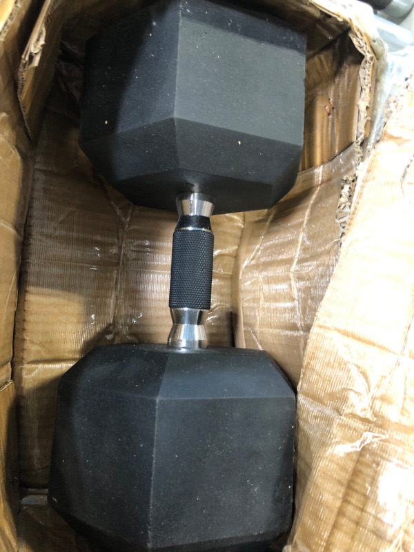 Photo 1 of ****SMALL SCRATCHES***CAP Barbell Coated Dumbbell Weights with Padded Grip, Single, 75 Pounds