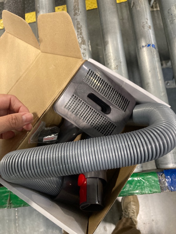 Photo 1 of ****USED, IN GOOD CONDITION, POSSIBLY MISSING PARTS*** Pet Dog Grooming Attachment Kit Compatible with Dyso V7 V8 V10 V11 V12 V15 Vacuums Cleaners, Pet Grooming Kit with Extension Vacuum Hose & Trigger Lock & Grooming Brush, Grooming Tools for Dog and Cat