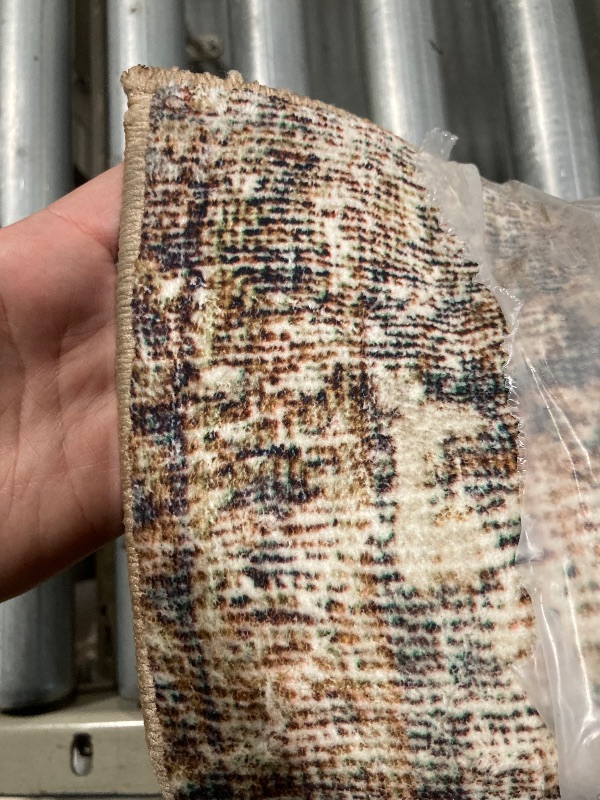 Photo 1 of ****USED, IN GOOD CONDITION*** Loloi Amber Lewis Morgan Collection MOG-05 Spice/Lagoon 7'-3" x 9'-3" 38" Thick Area Rug feat. CloudPile, Neutral, Room Décor, Vintage Inspired, Livingroom, Bedroom, Dining Area