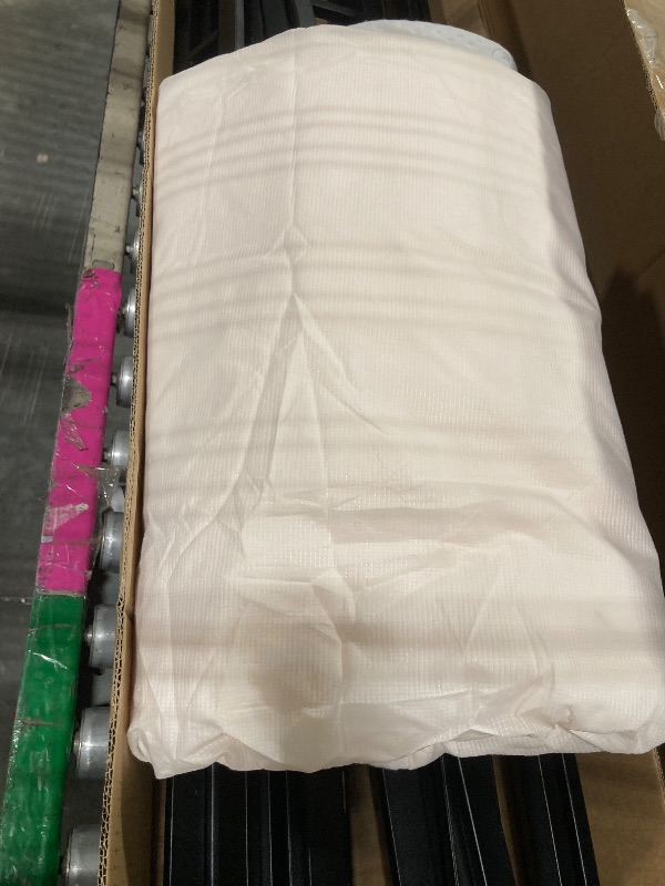 Photo 1 of ****USED, IN GOOD CONDITON, MINOR SCRATCHES, COVER NEEDS TO BE WASHED***Amazon Basics Smart Box Spring Bed Base, 5-Inch Height Mattress Foundation, Tool-Free Easy Assembly, King, 79"L x 75.5"W x 5"H, White