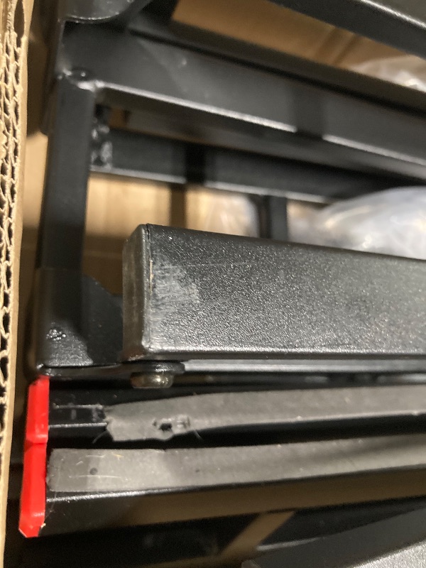 Photo 1 of ****USED, IN GOOD CONDITON, MINOR SCRATCHES, COVER NEEDS TO BE WASHED***Amazon Basics Smart Box Spring Bed Base, 5-Inch Height Mattress Foundation, Tool-Free Easy Assembly, King, 79"L x 75.5"W x 5"H, White