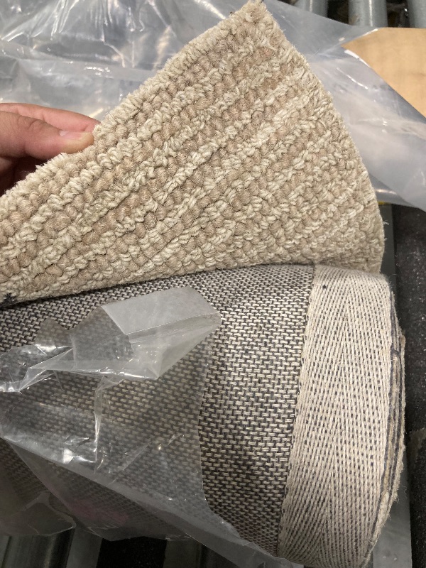 Photo 1 of ***USED, IN GOOD CONDITION***Loloi Chris Loves Julia Francis Collection FRA-01 Beige/Charcoal 5'-0" x 7'-6" Area Rug