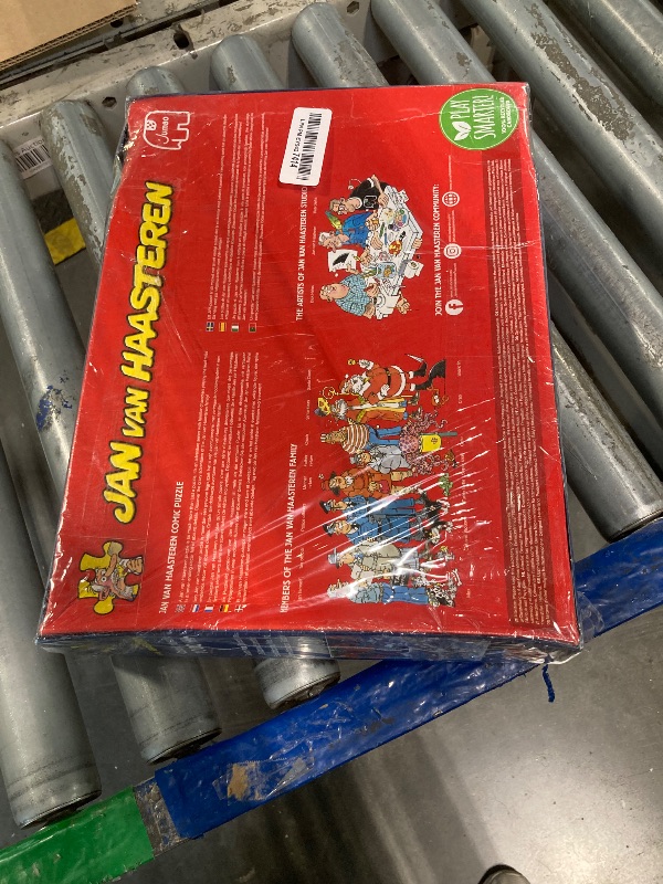 Photo 1 of ****MINOR DAMAGE ON BOX***Jumbo, Jan Van Haasteren - 'South Pole Expedition' Unique Comic Fun Designed Jigsaw Puzzle for Adults - 1,000 Piece