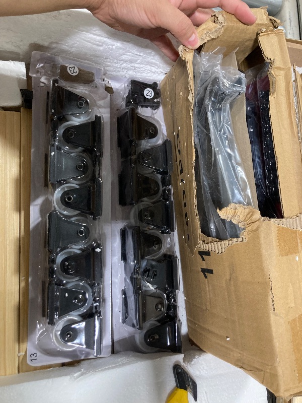 Photo 1 of ****FACTORY SEALED, MISSING INSTRUCTIONS/MANUAL***Garvee Queen Bed Frame with Natural Rattan Headboard, Wooden Bed Frame with Four Storage Drawers, Sturdy Metal Base with Wooden Structure, Bohemian-Style Cane Mattress Support, No Box Spring Needed