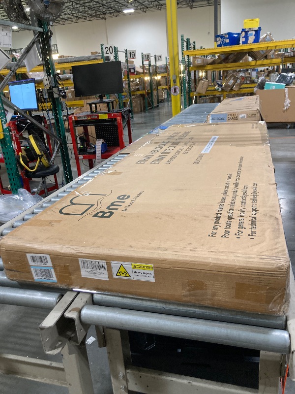 Photo 1 of ****FACTORY SEALED***Bme Ethan King Wood Headboard Only - Rustic & Scandinavian Style Without Bed Frame - Acacia Wood - Easy Assembly - Rustic Brown