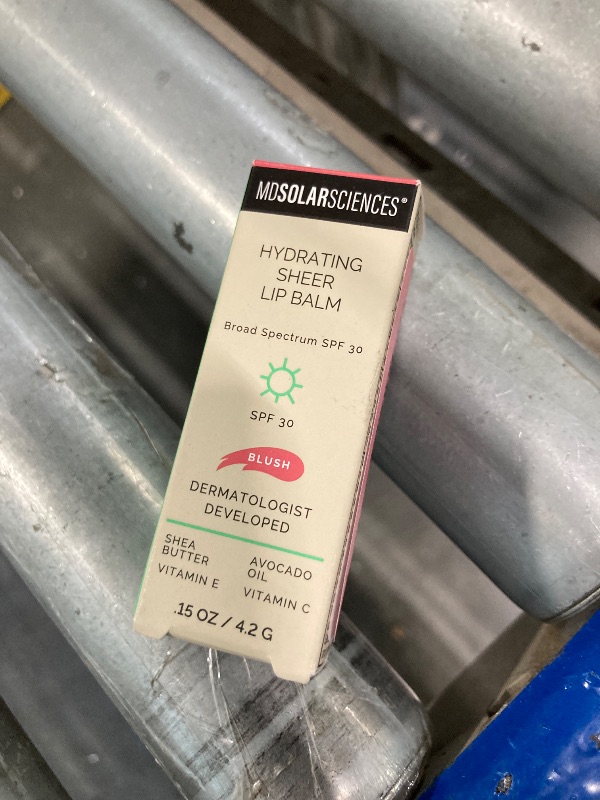 Photo 1 of ****NOT USED****MDSolarSciences Tinted Sheer Lip Balm SPF 30 | Hydrating Lip Sunscreen | Shea Butter, Jojoba & Avocado Oils | Moisturizing, Vegan, & Clean| 0.15 oz, Blush