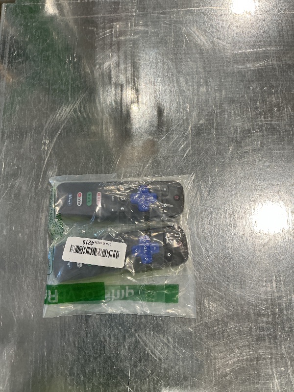 Photo 1 of (Pack of 2) Replacement Remote Control Only for Roku TV, Compatible for TCL Roku/Hisense Roku/Onn Roku/Sharp Roku/Element Roku/Westinghouse Roku/Philips Roku Smart TVs (Not for Roku Stick and Box)