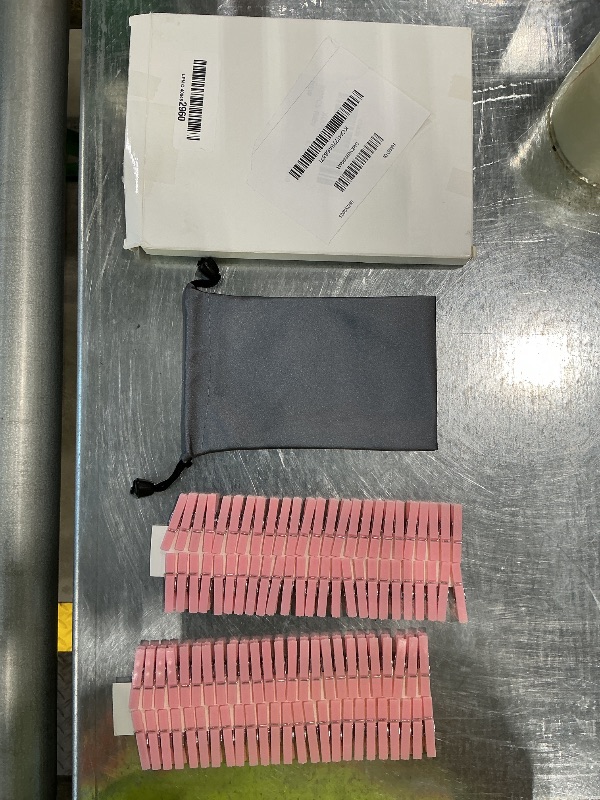 Photo 1 of 100PCS Baby Shower Clothespins Games Girl Plastic Clothes Pin with Waterproof Bag Mini Pink Pin Bulk 1.37 inch for Party Decorations, DIY Crafts