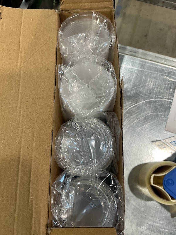 Photo 1 of [200 Sets - 2 oz.] Small Plastic Containers with Lids, Jello Shot/ Condiment Cups, 2oz Dipping Sauce & Salad Dressing Container, Disposable Mini Portion Souffl, Ramekins, Pudding Cup