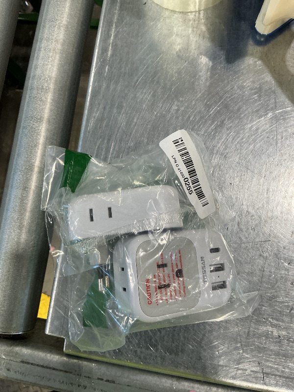 Photo 1 of 2 Pack European Plug Adapter USB C, TESSAN US to Europe Adapter 4 Outlets 3 USB Charger, Type C International Power Adaptor to Italy Spain France Portugal Iceland Germany, Europe Travel Essentials