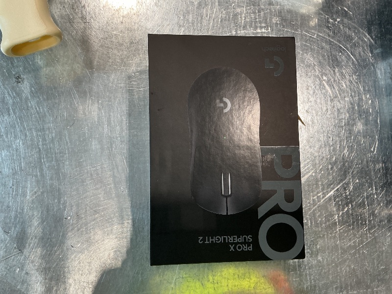 Photo 1 of Logitech G PRO X SUPERLIGHT 2 Wireless Gaming Mouse, 60g Pro-Grade with 5 Programmable Buttons, 44k DPI Sensor, 8kHz Report Rate, USB-C Charging for PC/Mac - Black