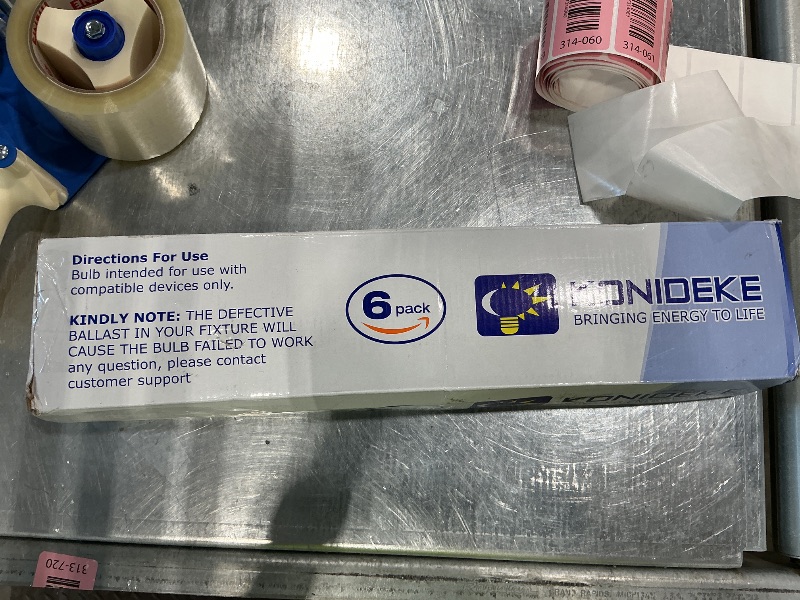 Photo 1 of 18 Inch F15T8/CW T8 15W Fluorescent Light Bulb Cool White Compatible for Philips GE F15T8/SP41 Replacement Bulb G13 Base 6 Count