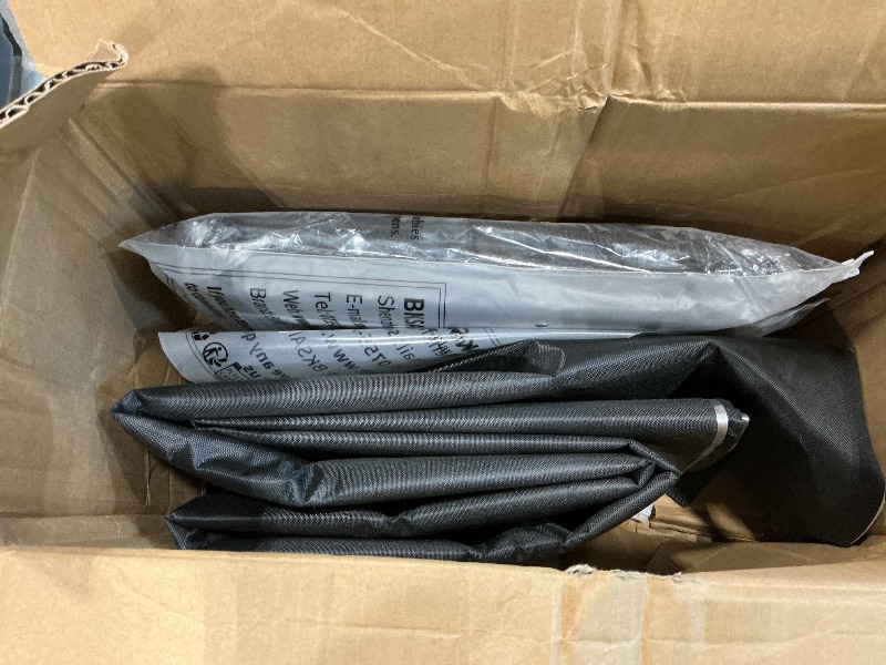 Photo 1 of 100% Blackout Window Cover No Drill Cuttable 118x57 inch Magnetic Black Out Windows Film Room Darkening Shades Traceless Removeable