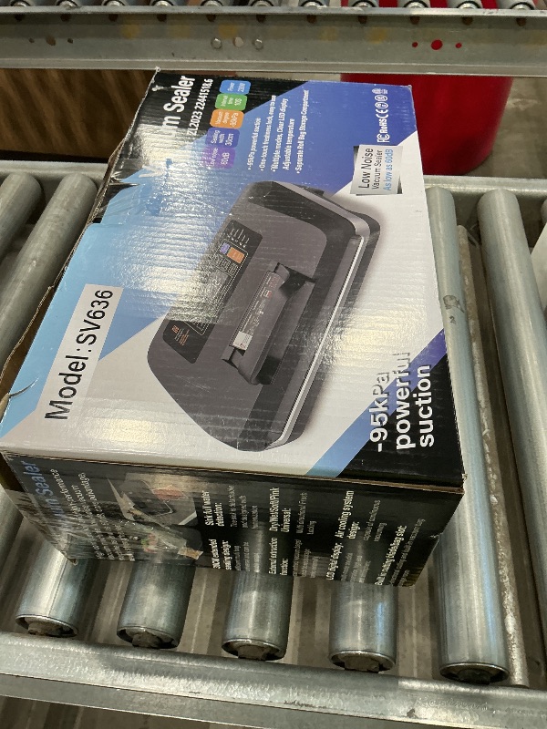 Photo 1 of 95kpa Vacuum Sealer Machine,Commercial Fully Automatic Food Sealer,10-in-1 Functions & Powerful Sealing System with Double Heat Seal,Easy-Lock Handle,Built-in Cutter,1 Bag Rolls and 10 Pre-cut Bags