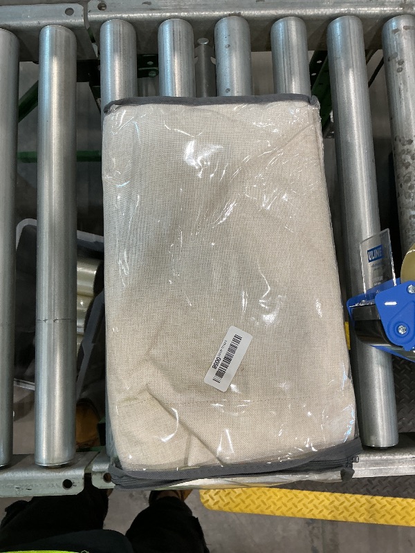 Photo 1 of 100% Blackout Shield Linen Blackout Curtains for Bedroom 108 Inches Long, Back Tab/Rod Pocket Living Room Drapes, Thermal Insulated Blackout Curtains 2 Panels Set, 50" W x 108" L,Cream