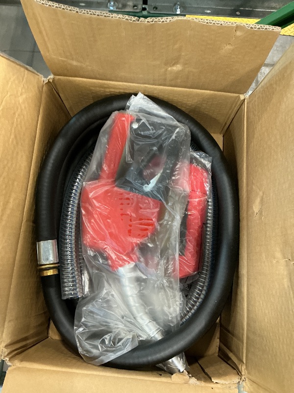 Photo 1 of 12V Fuel Transfer Pump, Diesel Transfer Pump with Nozzle Hose for Diesel, Kerosene, Machine, Transformer Oil, 12 GPM Self Priming DC Electric Diesel Fuel Transfer Pump Kit.