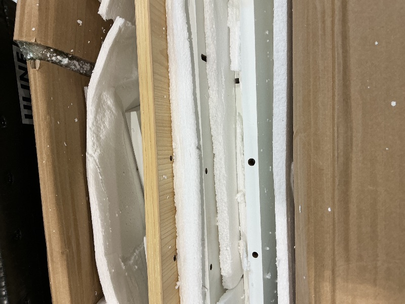 Photo 1 of *****PARTIAL SET**** Yaheetech Rolling Kitchen Island Cart with 3 Drawers, Kitchen Storage Cabinet on Wheels with Open Shelves and Inner Adjustable Shelves for Dining Room/Living Room, Thicker Rubberwood Top, White