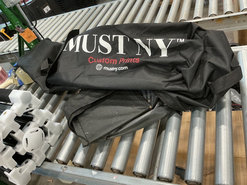 Photo 1 of **CANOPY NOT INCLUDED**Custom Back Wall for Pop Up Canopy Customized Sunshade Straight Leg, Custom Logo, Image Pattern or Text (Back Wall 10x10 Straights Legs)