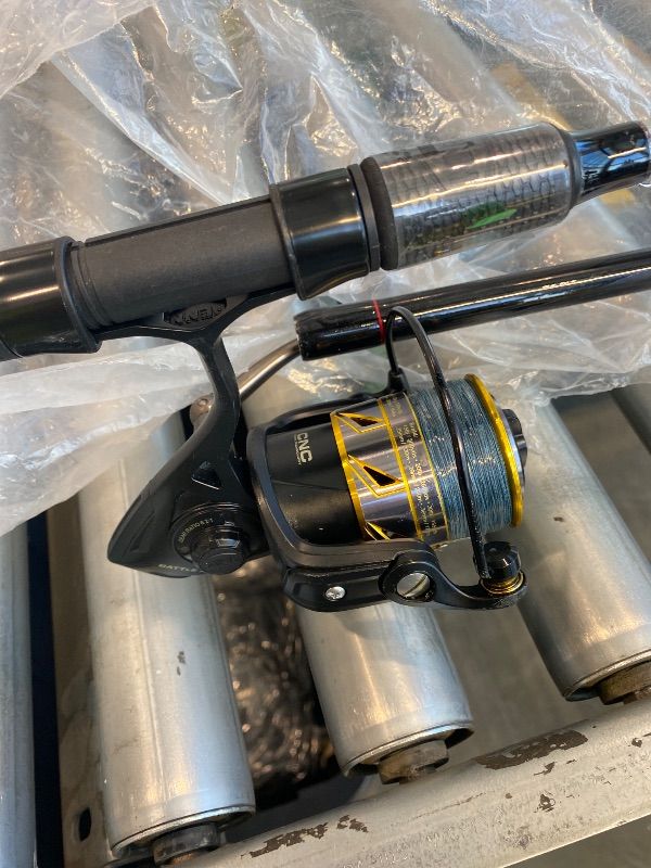 Photo 1 of *Minor Damaged - Check clerk notes*
PENN 7' Battle IV LE Spinning Reel and Fishing Rod Combo Kit, 4000 Reel, CNC Gear Technology, Full Metal Body and Sideplate, HT-100 Drag System