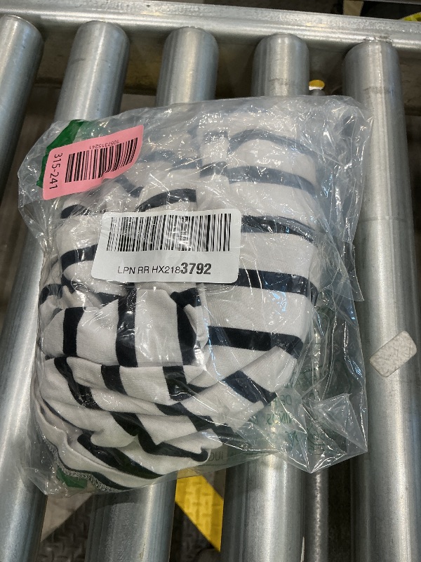 Photo 1 of ***MISSING PIECE*** Amazon Essentials Women's Regular-Fit Short-Sleeve V-Neck T-Shirt, Pack of 2, Black/White Stripe, XX-Large