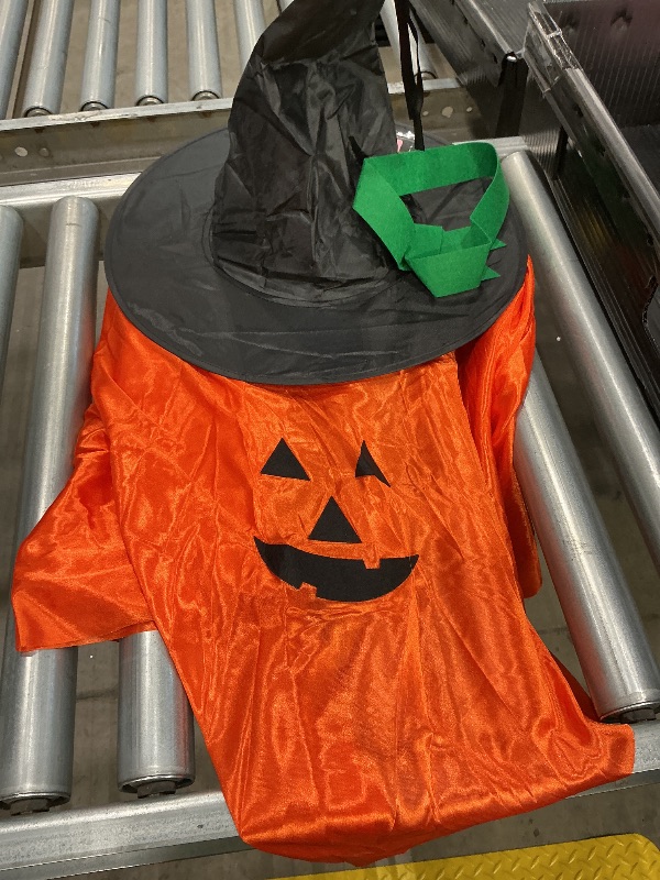 Photo 1 of *MISSING PARTS* Halloween Hanging Decorations Outdoor Outside - 2 Pack Halloween Hanging Pumpkin Decorations Decor Pumpkin Ghost Orange Cute Pumpkin Decorations Decor for Kids Outdoor Outside Garden Tree