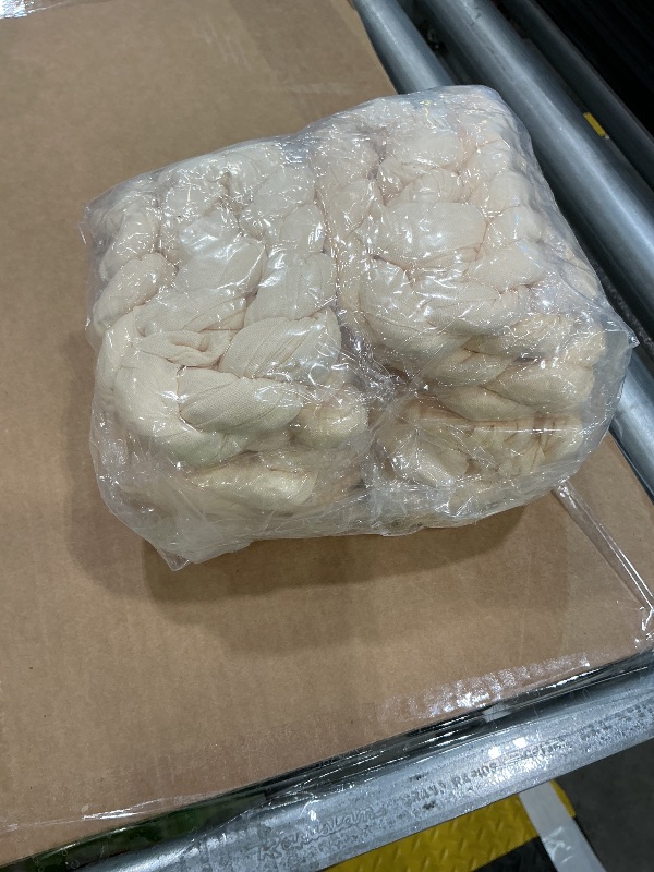 Photo 1 of 10 Pack Ivory Cheesecloth Table Runner 17x108 Inch Boho Gauze Cheese Cloth Table Runners for Wedding Party Baby Shower Birthday Home Decor