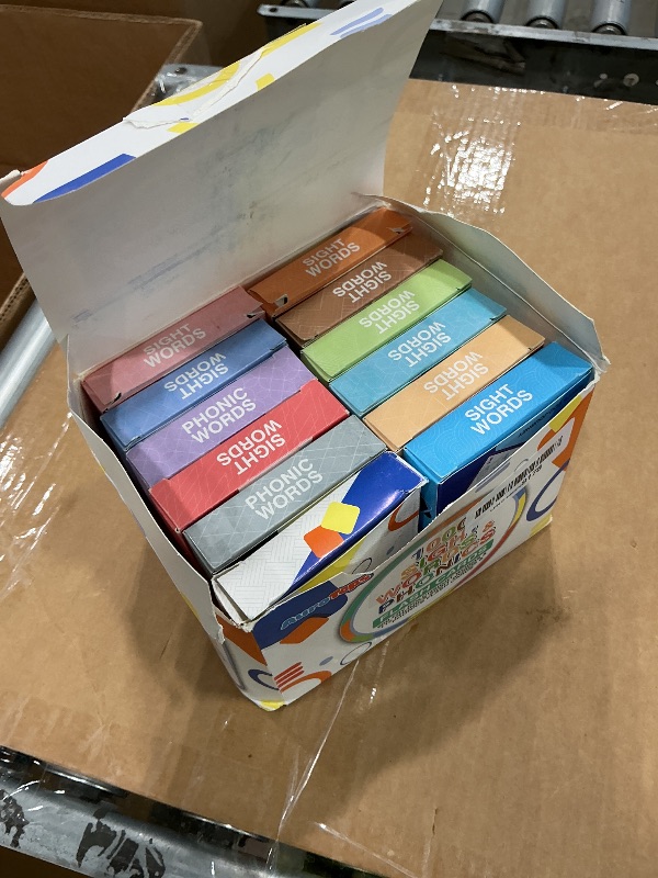 Photo 1 of 1012 Sight Words/Phonics Flash Cards, Dolch & Fry High Frequency Site Words, Learn to Read CVC Blends,Short/Long Vowel Sounds, Flash Cards Games for PreK Kindergarten 1 2 3 4 5 6 Grade,Kids 4-13 Years