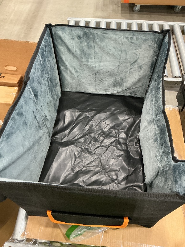 Photo 1 of ***SEE CLERK COMMENTS*** XIEEAOZEE Dog Car Seat for Large/Medium Dog, Booster Seat for Dogs Under 55Lbs or 2 Small, Detachable and Washable Travel Pet Seat with Thick Cushion and Storage Pockets (Black)