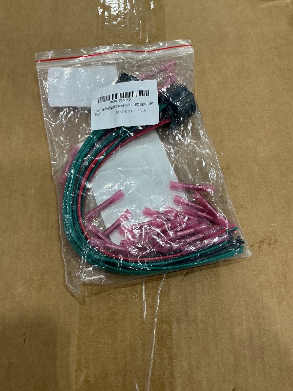 Photo 1 of 2 Pcs 14 Pin Headlight Connector Wiring Harness Pigtail Plug for 2018-2021 Kia Optima Forte Sorento Sportage Rio Hyundai Elantra Sonata Veloster Tucson Palisade Replaced OE# 114-10653 GL301-14021