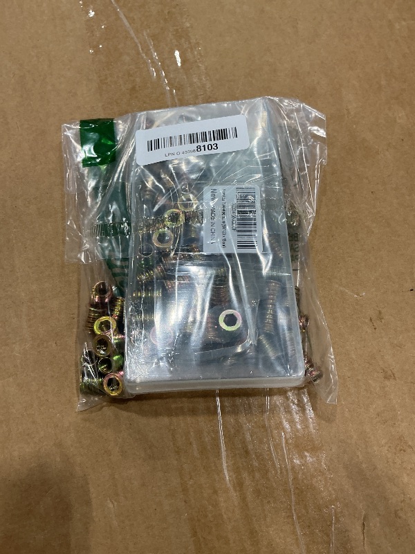 Photo 1 of ***SEE CLERK COMMENTS*** Premium Threaded Inserts for Wood, 60 Pieces 1/4"-20 Wood Inserts, Steel Threaded Inserts for Furniture (1/4"-20 x 15mm)