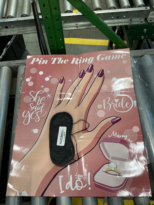 Photo 1 of ***See Notes***PARTYLOUD Bridal Shower Bachelorette Party Games, Pin the Ring on the Bride Game, Pin the Ring Game Bridal Shower Wedding Engagement Shower Games 32 Guests