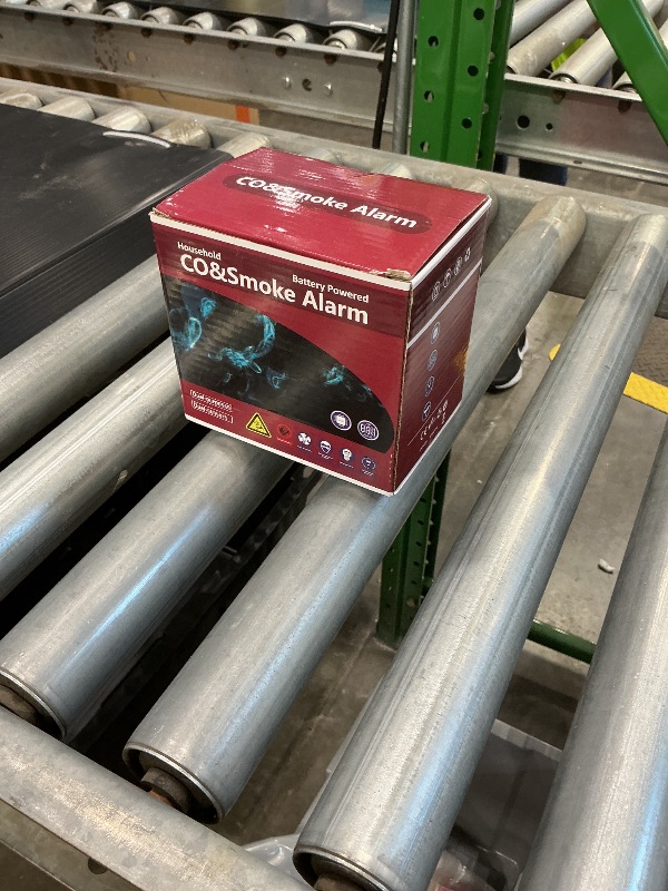 Photo 1 of 2 Pack And Carbon Monoxide Detector,Smoke Detector Carbon Monoxide Detector Combo with Batteries,Fire Alarm Smoke Detector with Test Button and Digital Display