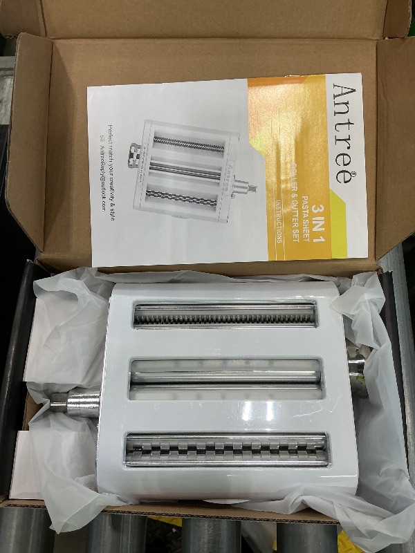 Photo 1 of ***See Notes***Antree Pasta Maker Attachment 3 in 1 Set for KitchenAid Stand Mixers Included Pasta Sheet Roller, Spaghetti Cutter, Fettuccine Cutter Maker Accessories 