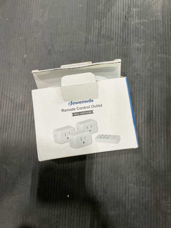Photo 1 of DEWENWILS Wireless Remote Control Outlet, Programmable and Expandable Electrical Outlet Switch, Wireless Remote Light Switch, 100FT Range, FCC Listed, 1 Remote and 3 Outlets