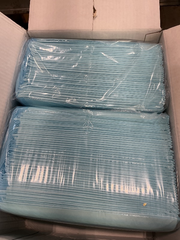 Photo 1 of 100 Count 22” x 22” Super Absorbency Disposable Underpads, Leakproof Quick Drying Disposable Pads for Baby, Puppy and Adults, Puppy Pads, Cat Pee Pads for Dogs, Potty Puppy Training Pads