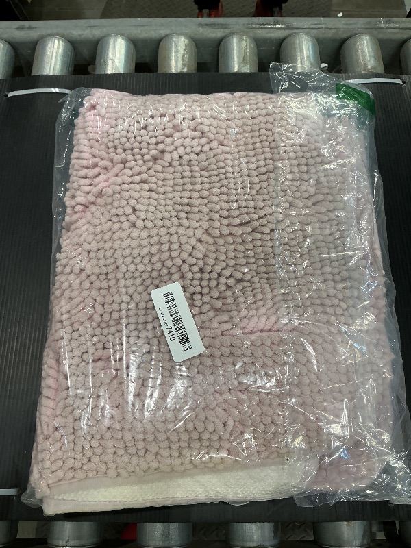 Photo 1 of **light pink**OLANLY Bathroom Rugs 30x20, Extra Soft Absorbent Chenille Bath Rugs, Rubber Backing Quick Dry, Machine Washable Bath Mats for Bathroom Floor, Tub and Shower, Home Decor Accessories, Pink