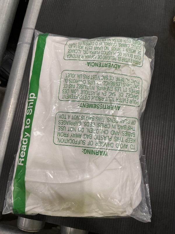 Photo 1 of 5 Pack Youth Sublimation Blank T Shirt White Polyester Crew Neck Short Sleeve Sublimation T Shirt(L)