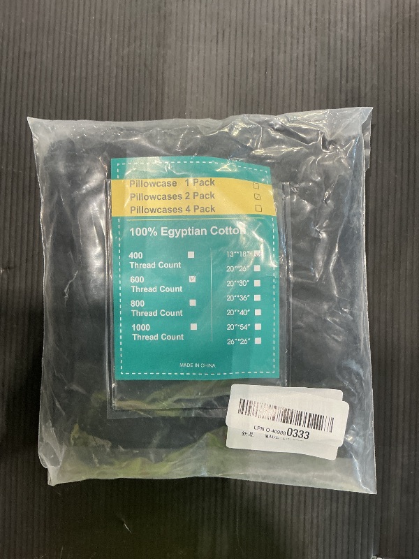 Photo 1 of 100% Egyptian Cotton Zippered Toddler Pillowcases Set of 2, 600 Thread Count Small Pillow Cases, Super Soft and Breathable Pillow Protector, 13x18 Inches (Stirpe Black, Toddler)