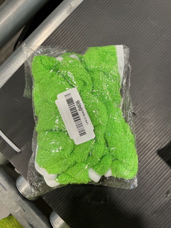 Photo 1 of 4 Pack Reusable Microfiber Mop Pads Compatible with Swiffer Sweeper, Washable Wet Mopping Cloths and Dry Sweeping Cloths, Wet Pad Refills for Hardwood Floor Cleaning(Mop is Not Included)