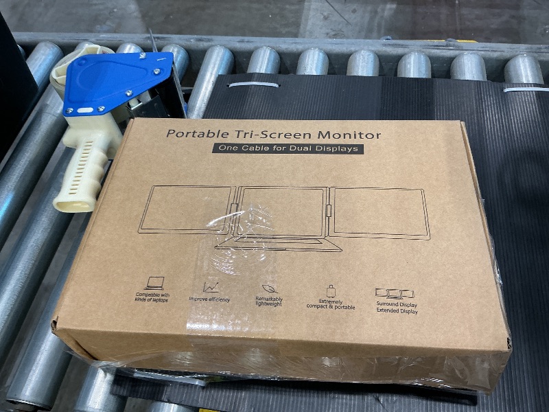 Photo 1 of 12'' Laptop Screen Extender, 1080P FHD Portable Monitor Extender for 13"-16" Laptop with USB-C/HDMI Port, Plug and Play, for Mac/Windows/Android, Triple Screen Ideal for Remote Work & Multitasking