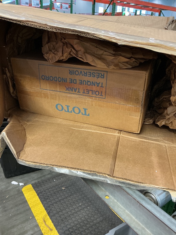 Photo 1 of *JUST WATER TANK* TOTO Drake Two-Piece Elongated 1.6 GPF Universal Height TORNADO FLUSH Toilet with CEFIONTECT, Cotton White - CST776CSFG#01