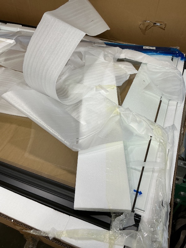 Photo 1 of ACE DECOR 34-35.4" W x 72" H Frameless Pivot Shower Door, 1/4" (6mm) Clear SGCC Tempered Glass Shower Door, Pivot Swing Shower Glass Door in Matte Black Finish, Reversible Installation