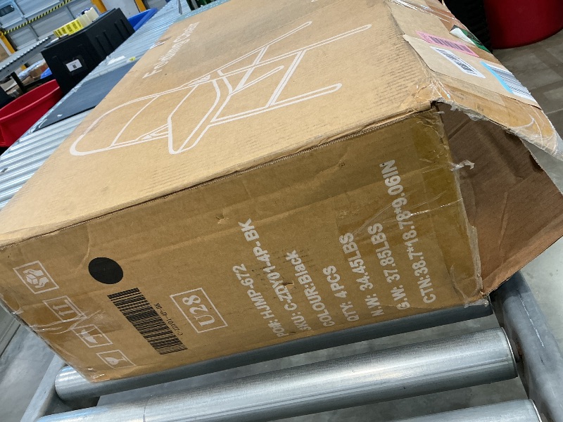 Photo 1 of *MISSING ITEMS* Sweetcrispy Folding Chair 12 Pack, Leather Padded Folding Chairs, Sturdy Metal Foldable Chairs, Easy to Use and Store, Outdoor and Indoor, for Home, Office, Party, Comfy