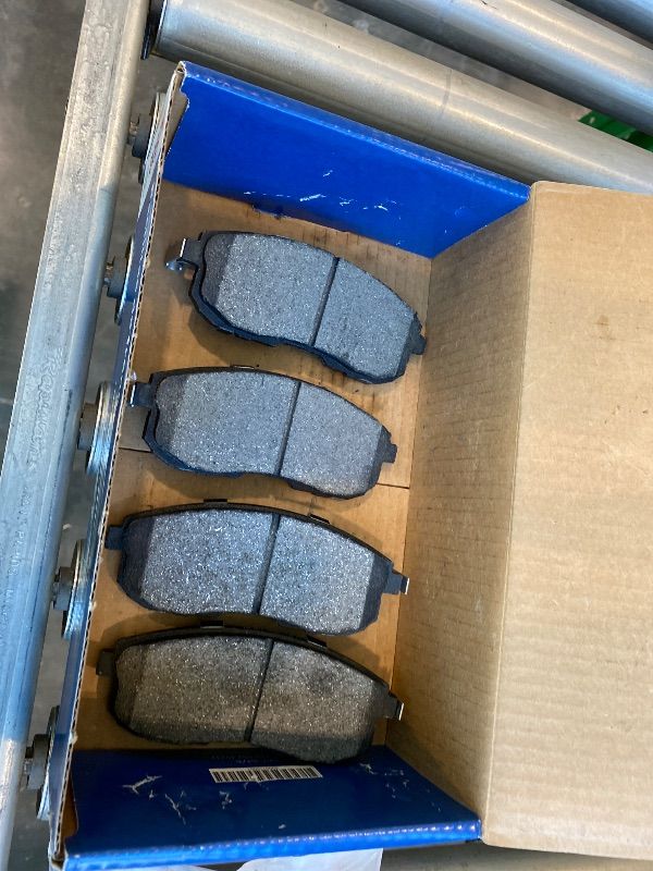 Photo 1 of *Front side only* BOSCH BE815AH Blue Ceramic Disc Brake Pad Set with Hardware - Compatible with Select Infiniti I35; Nissan Altima, Juke, Maxima, Sentra, Versa; Suzuki SX4 Crossover;