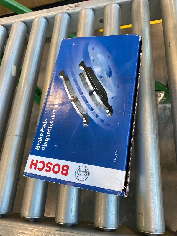 Photo 1 of *Front side only* BOSCH BE815AH Blue Ceramic Disc Brake Pad Set with Hardware - Compatible with Select Infiniti I35; Nissan Altima, Juke, Maxima, Sentra, Versa; Suzuki SX4 Crossover;