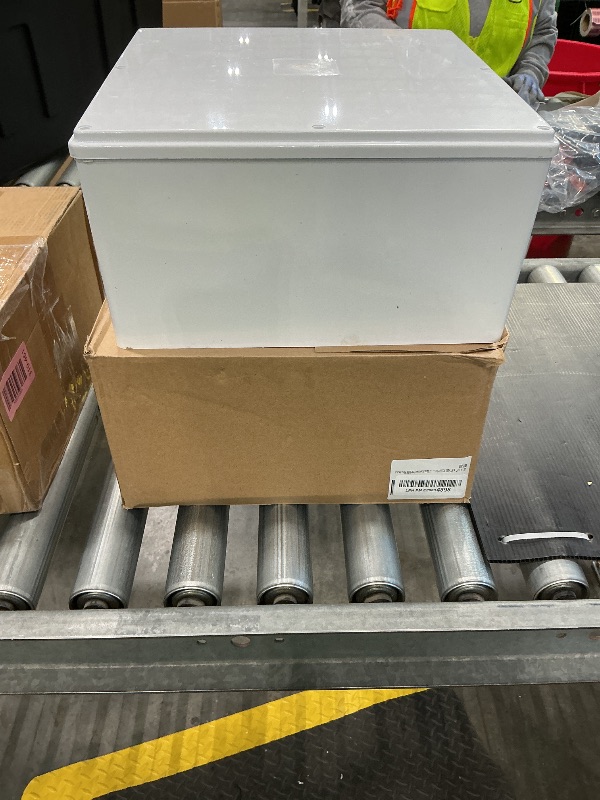 Photo 1 of 12" x 12" x 6" ABS Plastic Waterproof & Dustproof IP65 Junction Box with Gasket – Outdoor Electrical Enclosure for DIY Projects